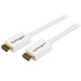 StarTech.com 5m / 16 ft CL3 Rated HDMI Cable w/ Ethernet - In Wall Rated Ultra HD HDMI Cable - 4K 30Hz UHD High Speed HDMI Cable - 10.2 Gbps - HDMI 1.4 Video/Display Cable - 30AWG, White (HD3MM3MW