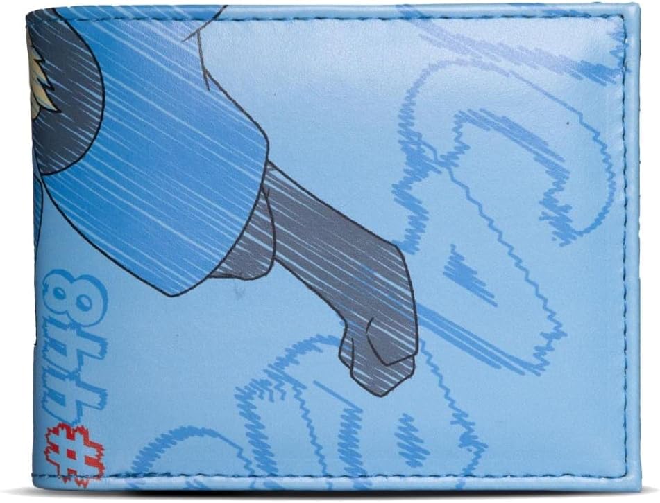Pokemon Lucario #448 All-Over Print Bi-Fold Wallet Male Blue MW608606POK