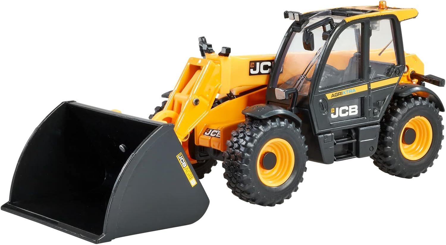 Britains 43325 AGRIXTRA Loadall Bauernhofspielzeug – Teleskopgriff JCB AGRI Truck – Sammelbares Traktorspielzeug – Maßstab 1:32 – geeignet für Sammler und Kinder – ab 3 Jahren, gelb