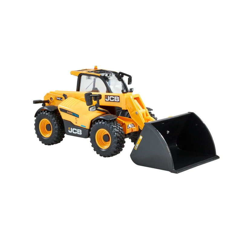 Britains 43325 AGRIXTRA Loadall Bauernhofspielzeug – Teleskopgriff JCB AGRI Truck – Sammelbares Traktorspielzeug – Maßstab 1:32 – geeignet für Sammler und Kinder – ab 3 Jahren, gelb