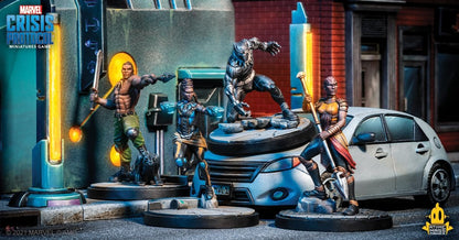 Atomic Mass Games | Marvel Crisis Protocol: Wakanda Affiliation Pack | Miniatures Card Game | Ages 14+ | 2 Players | 90 Minutes Playing Time
