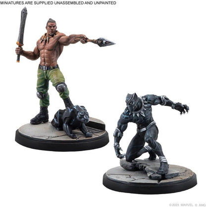 Atomic Mass Games | Marvel Crisis Protocol: Wakanda Affiliation Pack | Miniatures Card Game | Ages 14+ | 2 Players | 90 Minutes Playing Time