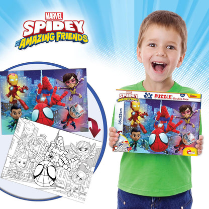 Liscianigiochi 99610 Lisciani Games Marvel Puzzle DF M-Plus 48 Spidey