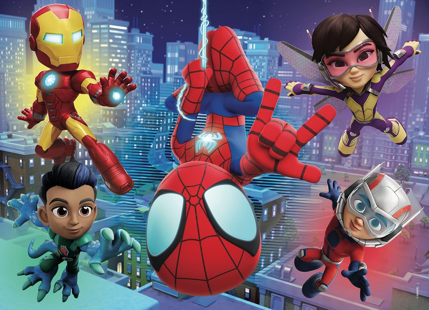 Liscianigiochi 99610 Lisciani Games Marvel Puzzle DF M-Plus 48 Spidey