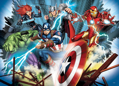 Liscianigiochi 99641 Lisciani Giochi Marvel Puzzle DF M-Plus 48 Avengers