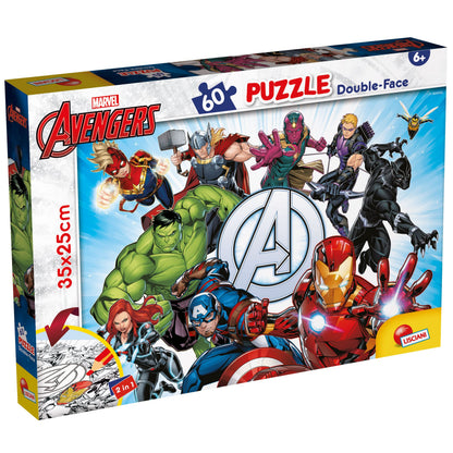 Liscianigiochi MARVEL PUZZLE DF M-PLUS 60 AVENGERS