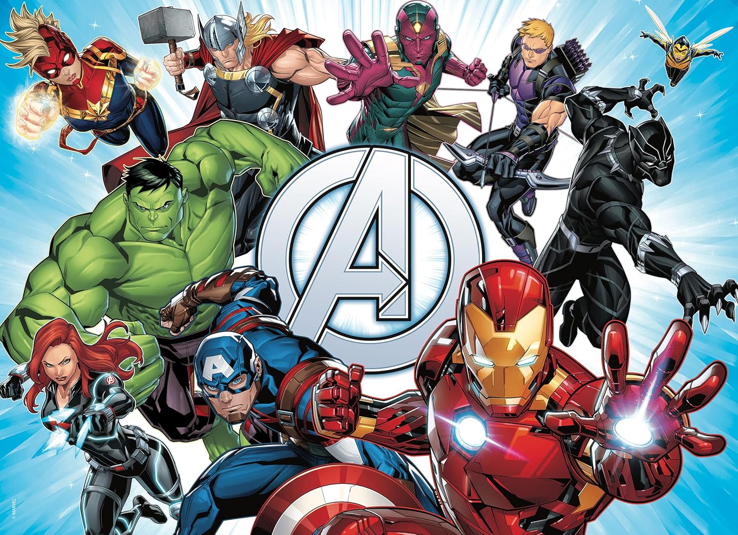 Liscianigiochi MARVEL PUZZLE DF M-PLUS 60 AVENGERS