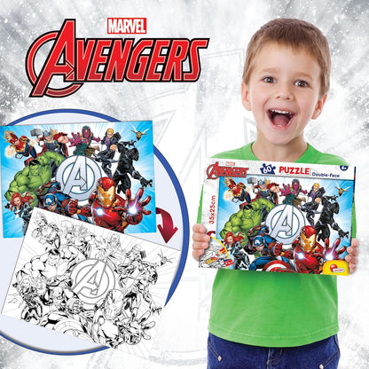 Liscianigiochi MARVEL PUZZLE DF M-PLUS 60 AVENGERS