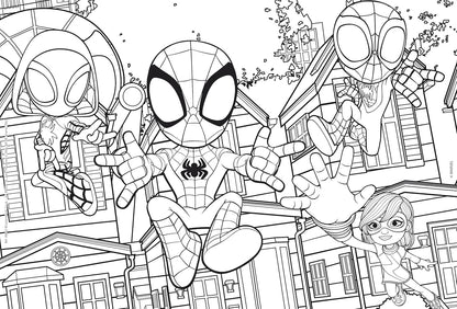 Liscianigiochi -Marvel Puzzle DF Plus 24 Spidey-This IS A Team, Multicolor (99665)