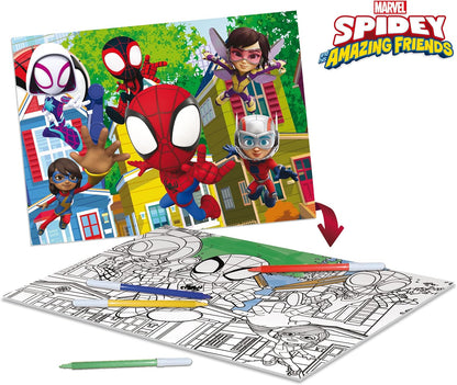 Liscianigiochi -Marvel Puzzle DF Plus 24 Spidey-This IS A Team, Multicolor (99665)