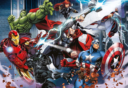 Liscianigiochi 99719 Lisciani Games Marvel Puzzle DF Plus 108 Avengers