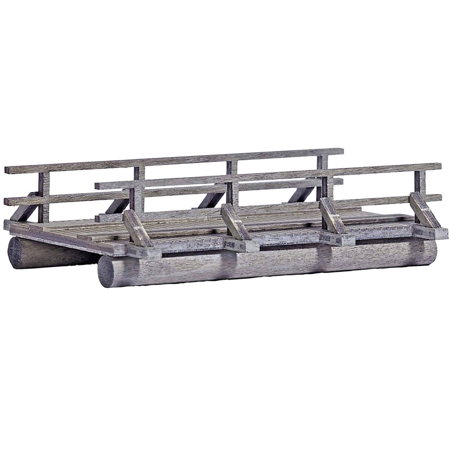 Busch 1850 H0 Pedestrian Bridge (L x W x H) 73 x 54 x 19 mm