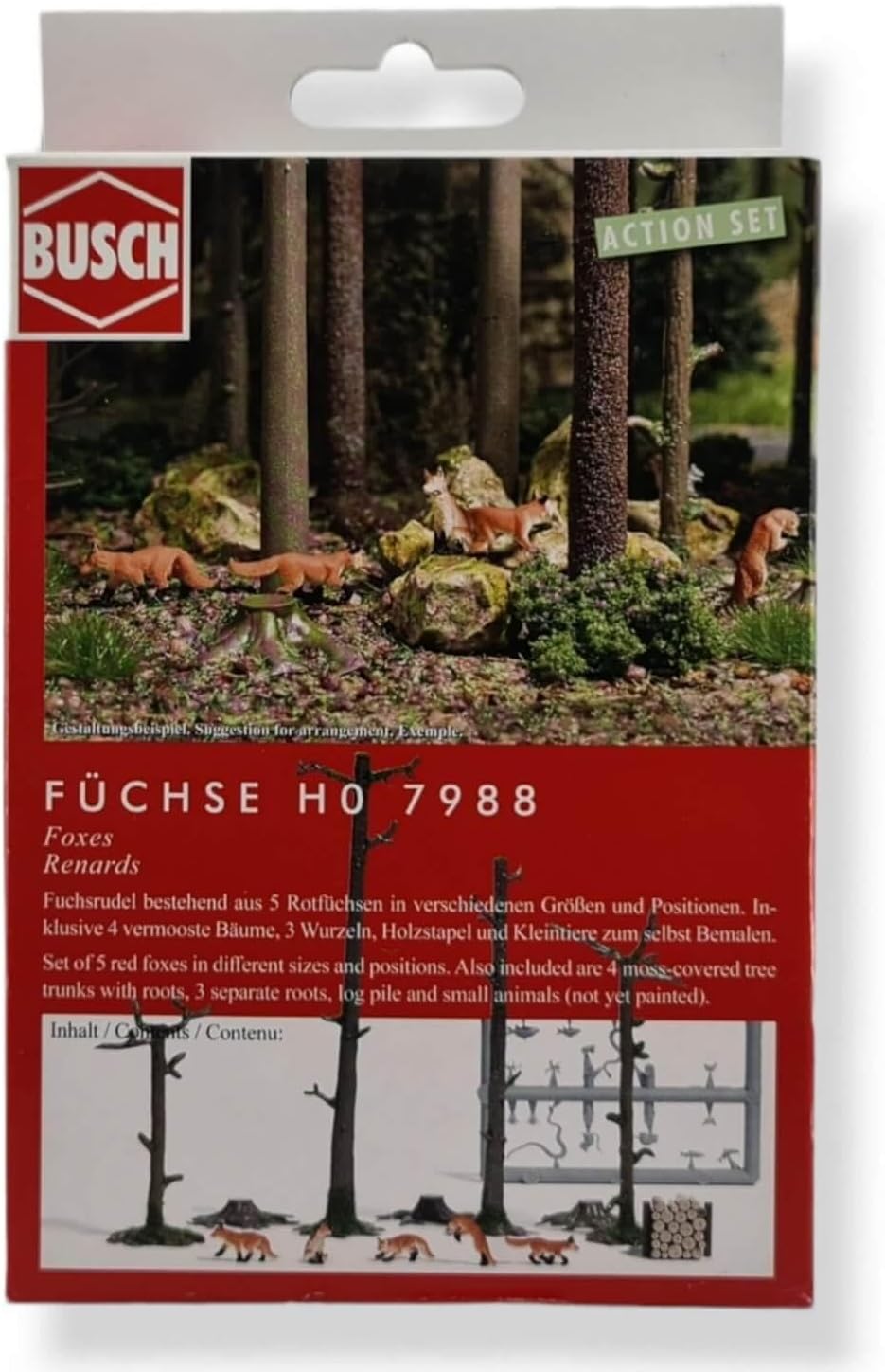 Busch - A-set: Fuchse (2/23) *