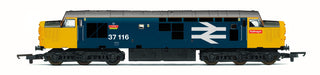 Hornby Railroad Plus BR, Class 37, Co-Co, 37116 'Comet'- Era 8. Locomotives., Blue, R30185