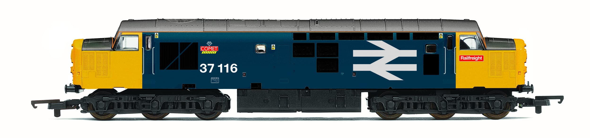 Hornby Railroad Plus BR, Class 37, Co-Co, 37116 'Comet'- Era 8. Locomotives., Blue, R30185