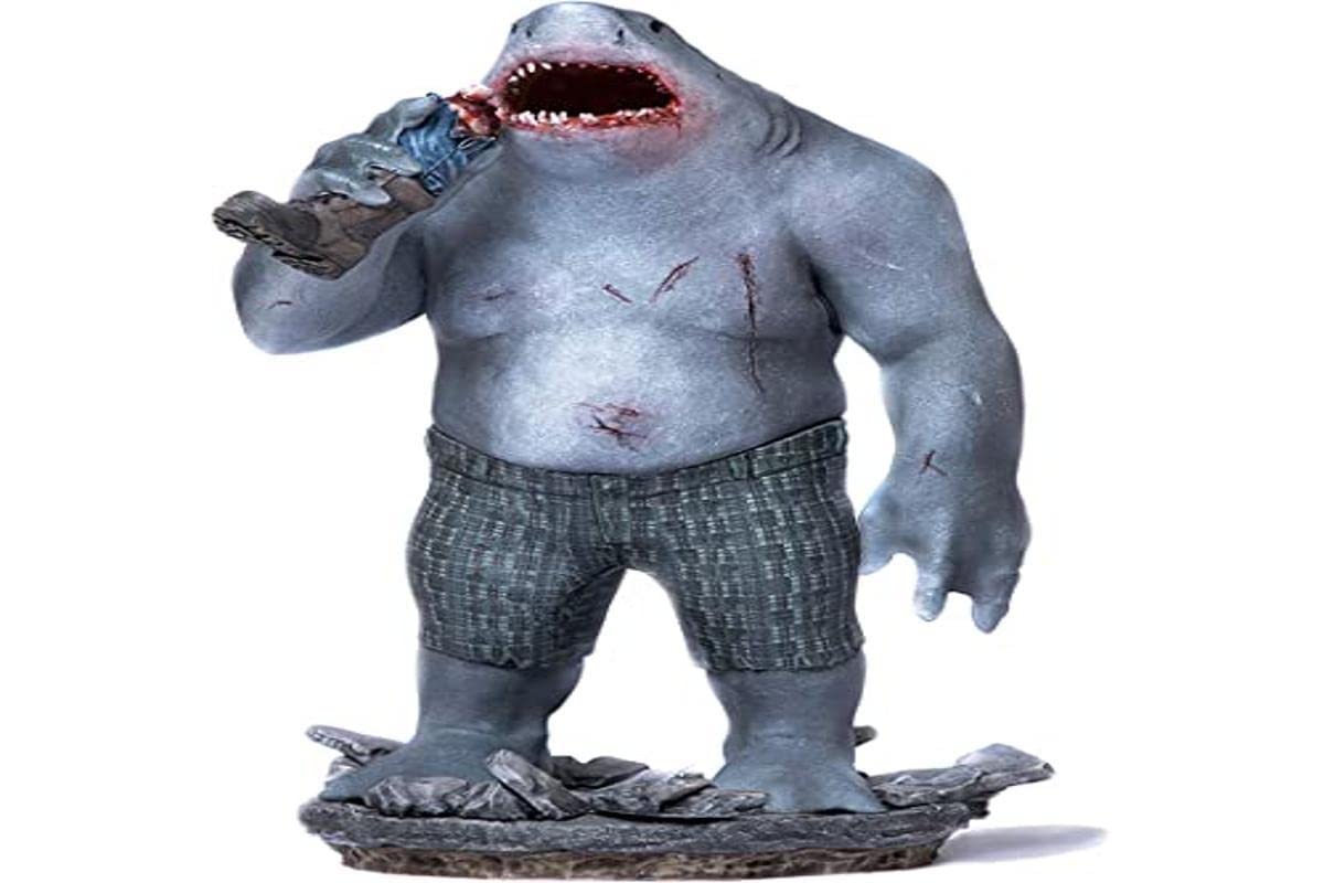 Iron Studios 1:10 King Shark BDS Art - The Suicide Squad, Multicolor