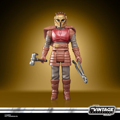 Hasbro Star Wars Retro Collection The Armorer Toy 9.5-cm-Scale Star Wars: The Mandalorian Collectible Action Figure, Toys for Kids Ages 4 and Up, Multicolor, F4458