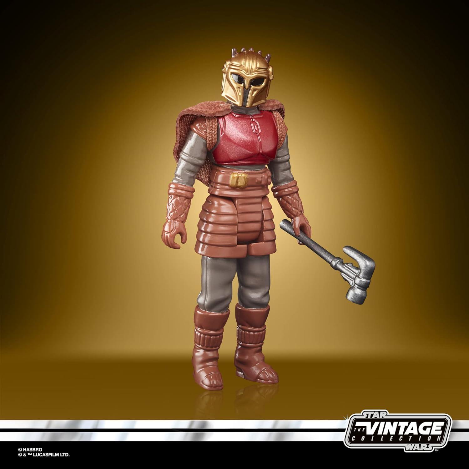 Hasbro Star Wars Retro Collection The Armorer Toy 9.5-cm-Scale Star Wars: The Mandalorian Collectible Action Figure, Toys for Kids Ages 4 and Up, Multicolor, F4458