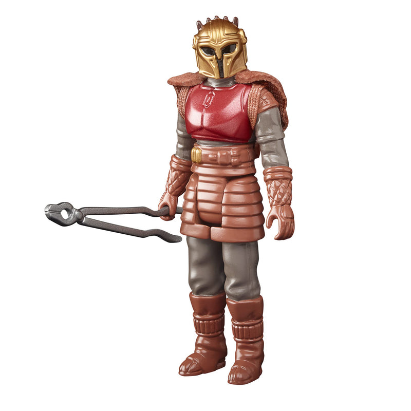 Hasbro Star Wars Retro Collection The Armorer Toy 9.5-cm-Scale Star Wars: The Mandalorian Collectible Action Figure, Toys for Kids Ages 4 and Up, Multicolor, F4458