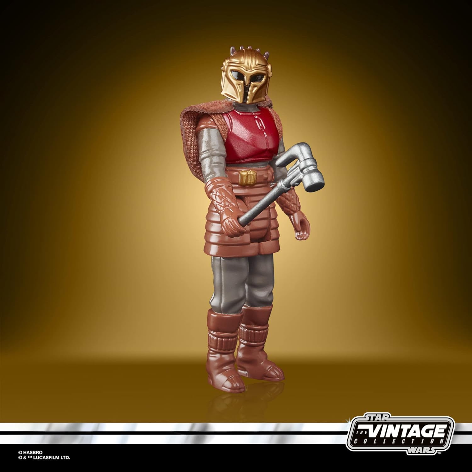 Hasbro Star Wars Retro Collection The Armorer Toy 9.5-cm-Scale Star Wars: The Mandalorian Collectible Action Figure, Toys for Kids Ages 4 and Up, Multicolor, F4458