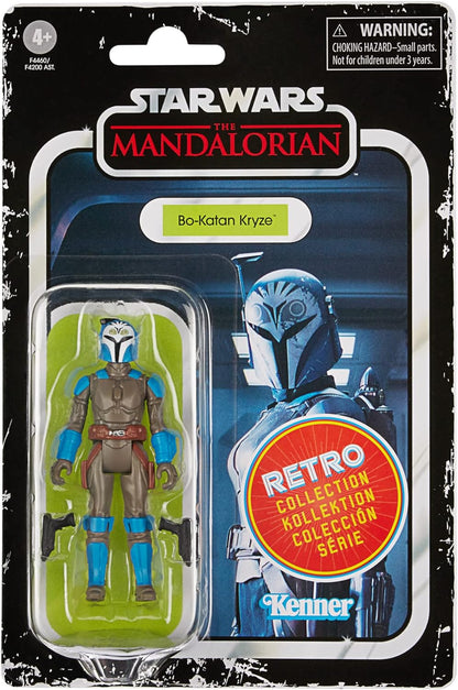 Hasbro Star Wars Retro Collection Bo-Katan Kryze Toy 9.5 cm-Scale Star Wars: The Mandalorian Collectible Action Figure, Toys for Kids 4 and Up, Multicolor, F4460