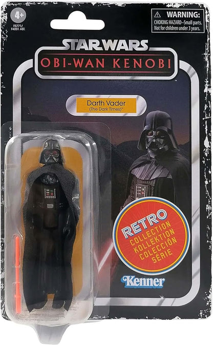 Hasbro Star Wars Retro Collection Darth Vader (The Dark Times) Toy 3.75-Inch-Scale Star Wars: Obi-Wan Kenobi Figure, Kids, Multicolor, One Size (F5771
