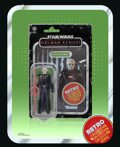 Hasbro Star Wars Star Wars Retro Collection Grand Inquisitor Toy 3.75-Inch-Scale Star Wars: Obi-Wan Kenobi Figure, Kids Ages 4 and Up, Multicolor, One Size (F5773