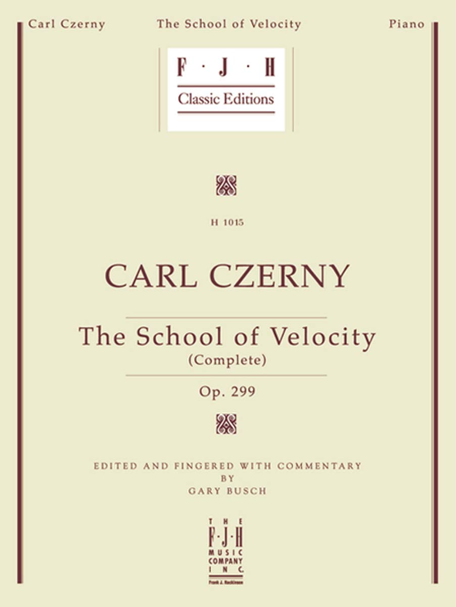 School Of Velocity Op.299