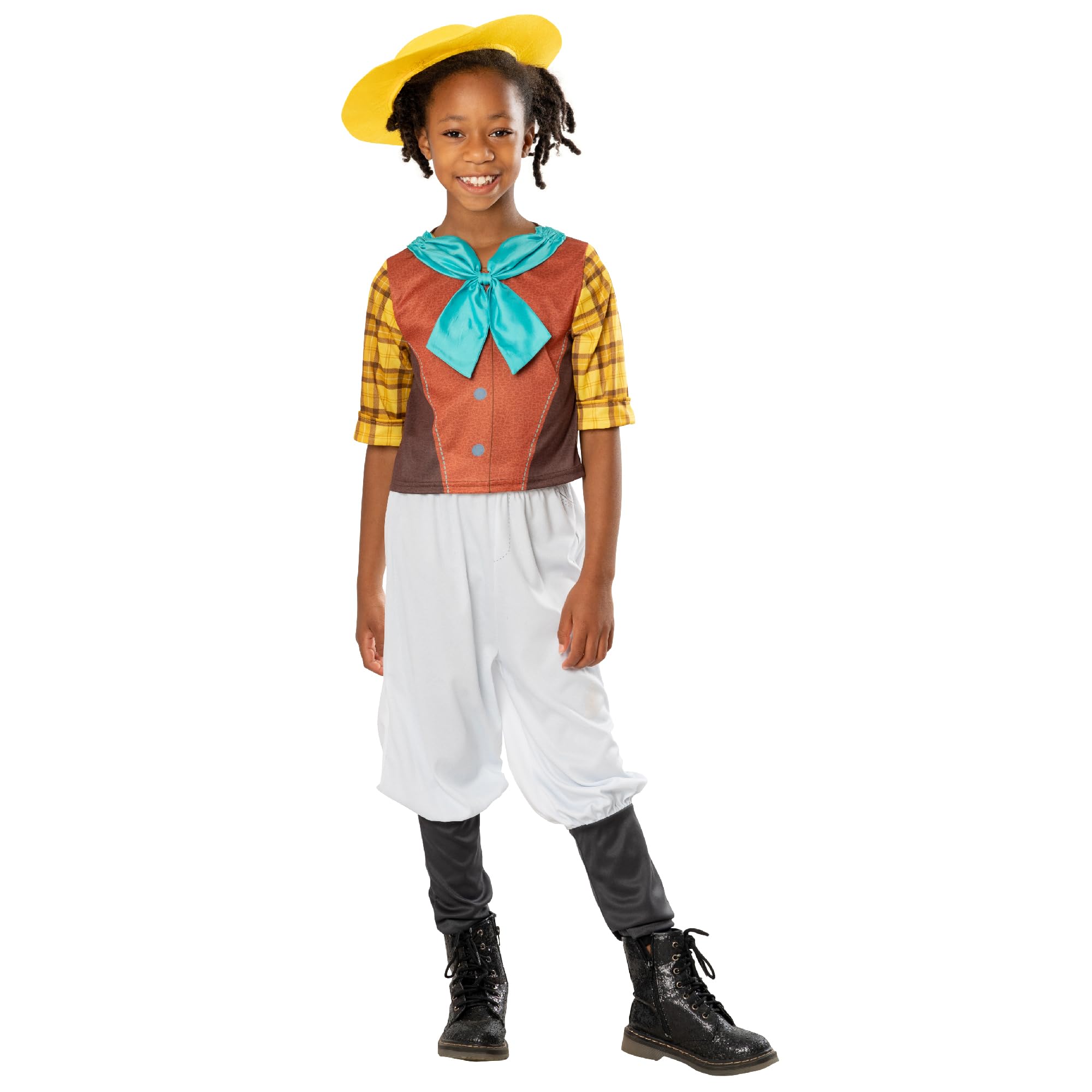 Rubie's Official Boat Rocker Dino Ranch Min Girls Deluxe Costume, Kids Fancy Dress 2-3 Years