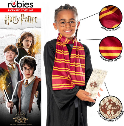 Rubies 301749NS000 Harry Potter Accessory Set Kids Fancy Dress, Unisex Children, Striped, Multicoloured, One Size Halloween Halloween