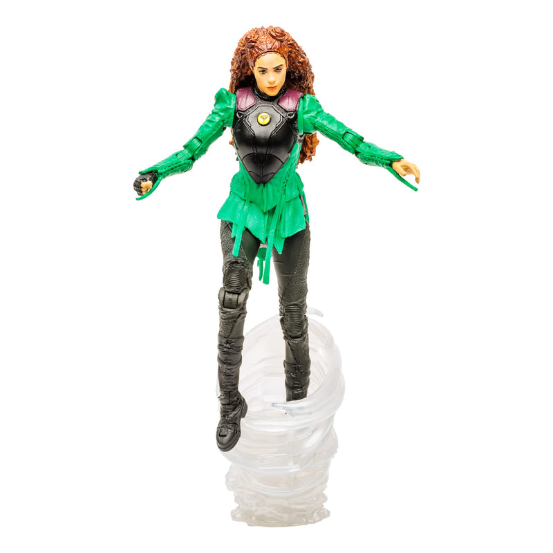 McFarlane Toys, 7-Inch DC Black Adam Cyclone Action Figure with 22 Moving Parts, Collectible DC Black Adam Movie Figure with Stand Base and Unique Collectible Character Card – Ages 12+