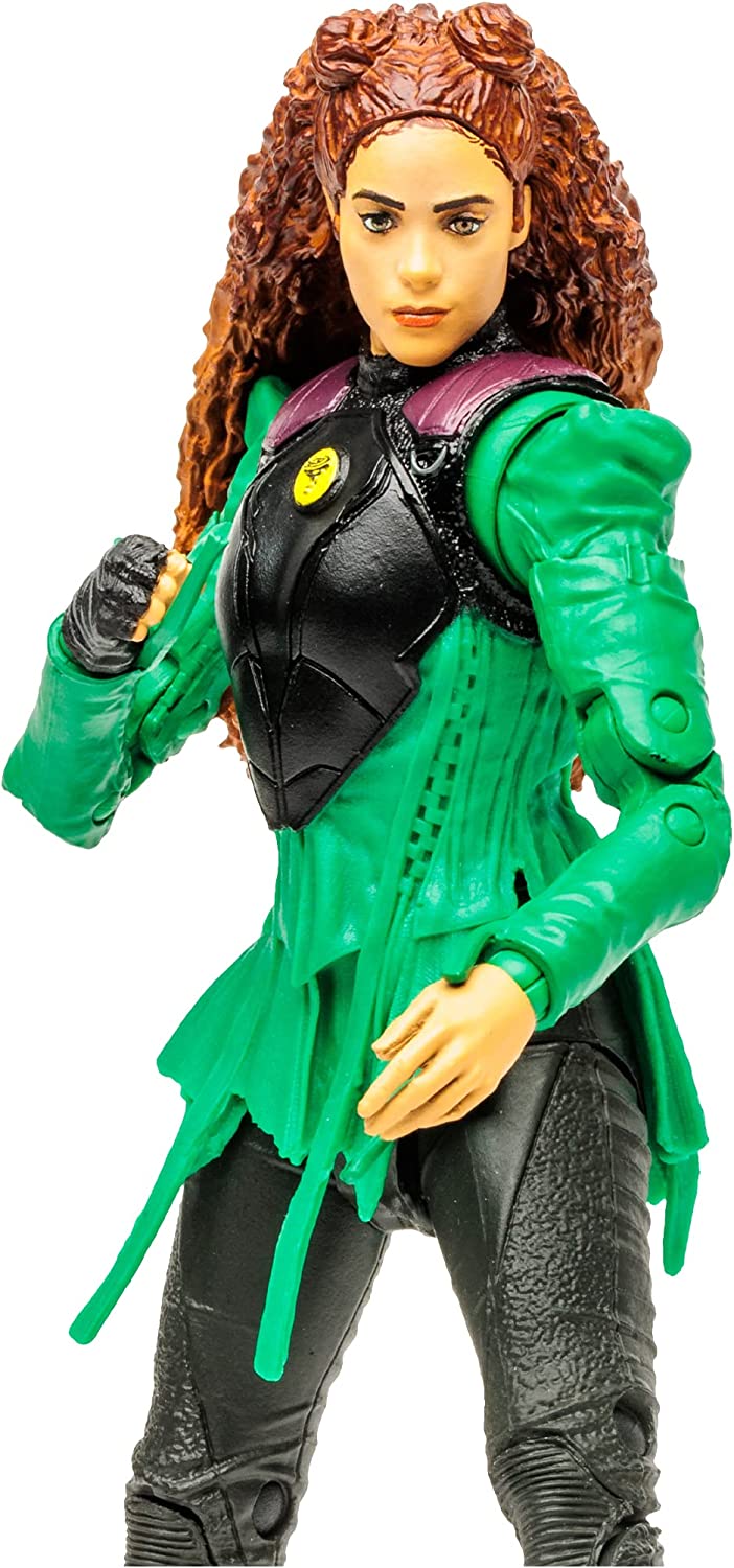 McFarlane Toys, 7-Inch DC Black Adam Cyclone Action Figure with 22 Moving Parts, Collectible DC Black Adam Movie Figure with Stand Base and Unique Collectible Character Card – Ages 12+