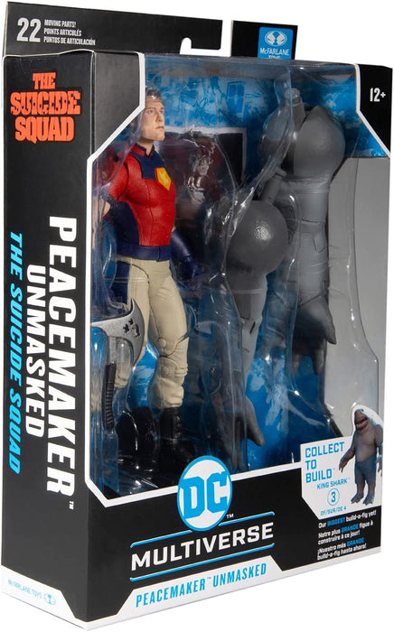 McFarlane Toys DC Build-A 7IN Figures WV5 - Suicide Squad Movie - Peacemaker (Unmasked