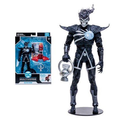 McFarlane Toys, 7-Inch DC Blackest Night Deathstorm Action Figure with 22 Moving Parts, Collectible DC Figure with Unique Collectible Character Card – Ages 12+