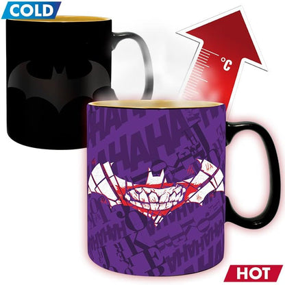 ABYSTYLE Batman wechselnde Tasse, Schwarz, 460 ml