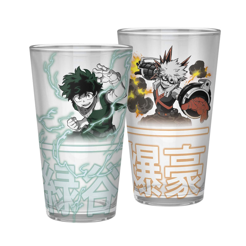 ABYSTYLE - My Hero Academia – Glas XXL – 400 ml – Izuku & Bakugo