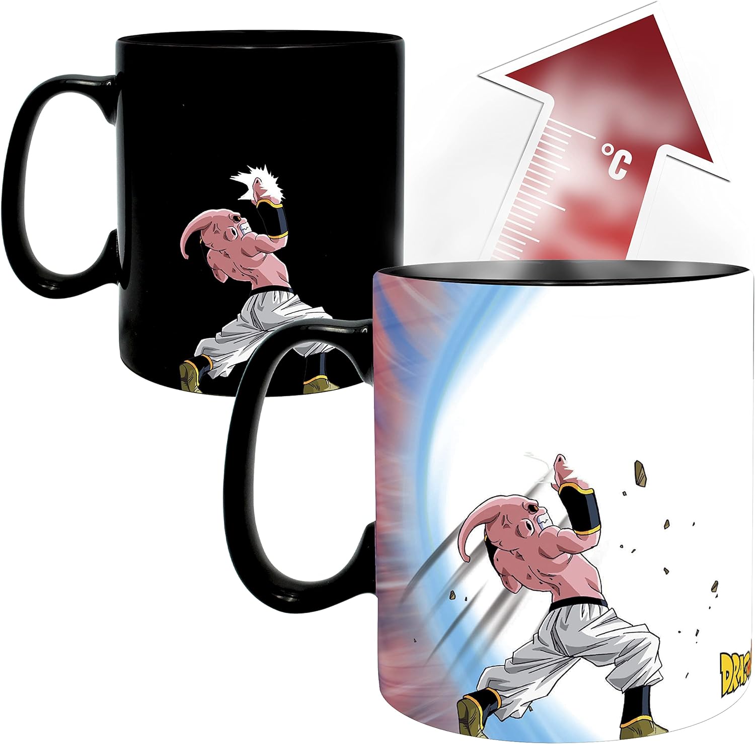 DRAGON BALL - Pck premium Large Glass +3D Keychain