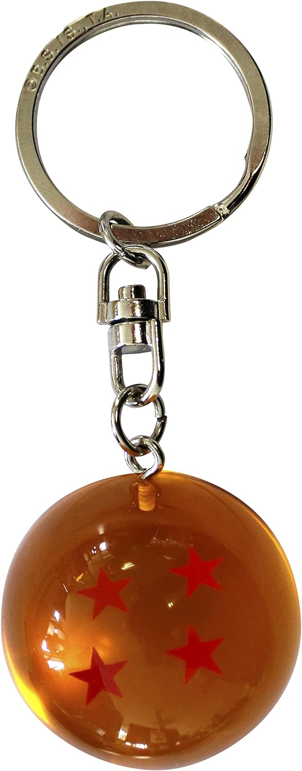 DRAGON BALL - Pck premium Large Glass +3D Keychain