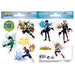 ABYstyle My Hero Azademia - Heros Villains - Stickers 16x11cm / 2 Sheets
