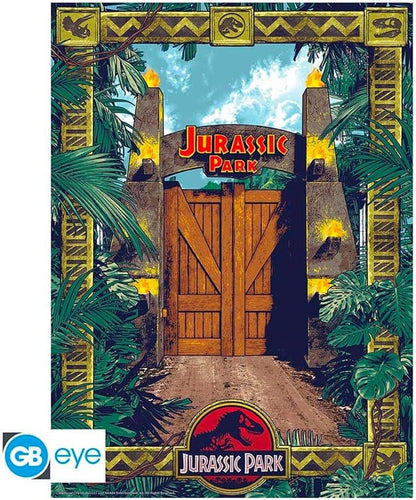 GB eye Jurassic Park Gates and Biodiversity 52 x 38 Chibi Poster