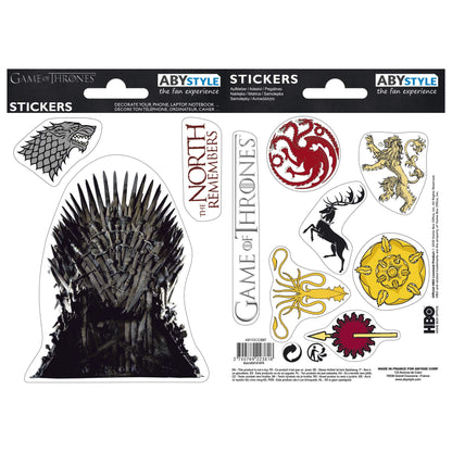 ABYstyle - GAME OF THRONES - Stickers - 16x11cm - Stark / Sigils