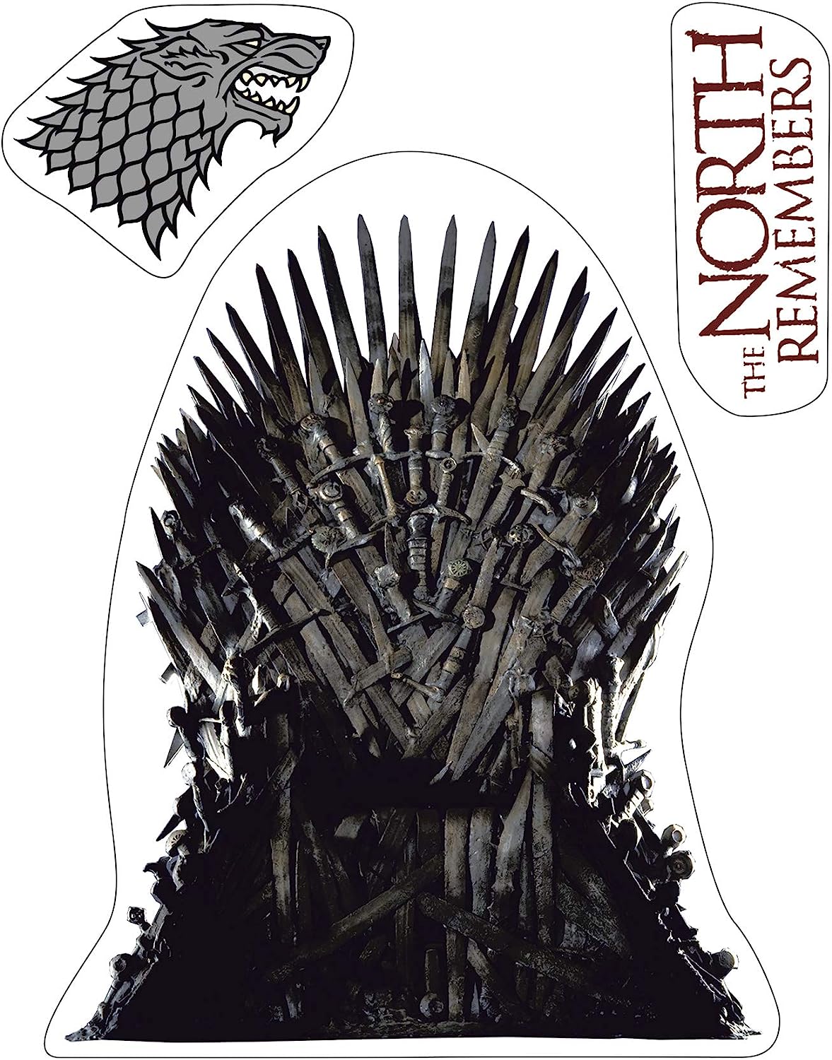 ABYstyle - GAME OF THRONES - Stickers - 16x11cm - Stark / Sigils