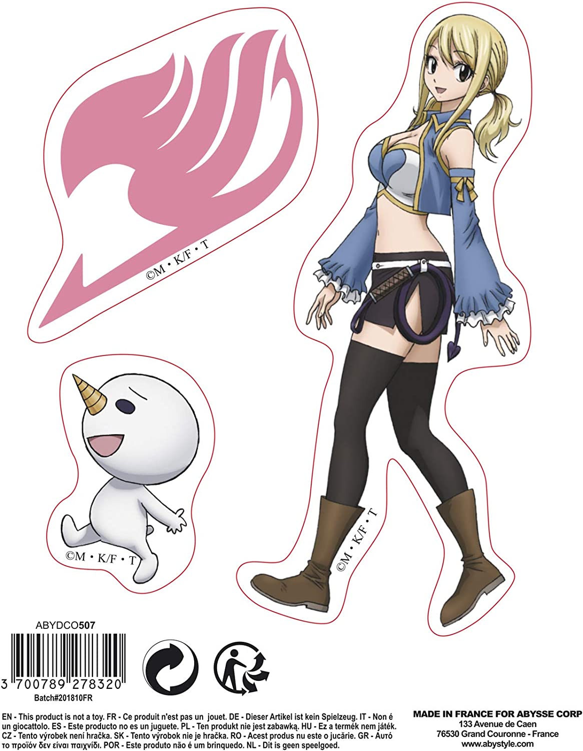 Fairy Tail Sheets Lucy Stickers