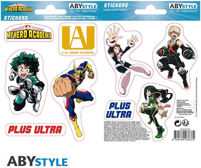 ABYstyle - My Hero Academia - Stickers - 16x11cm - UA High School