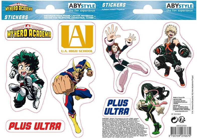 ABYstyle - My Hero Academia - Stickers - 16x11cm - UA High School