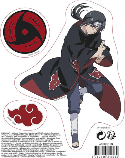 ABYstyle - NARUTO SHP - Stickers - 16x11cm - Sasuke / Itachi