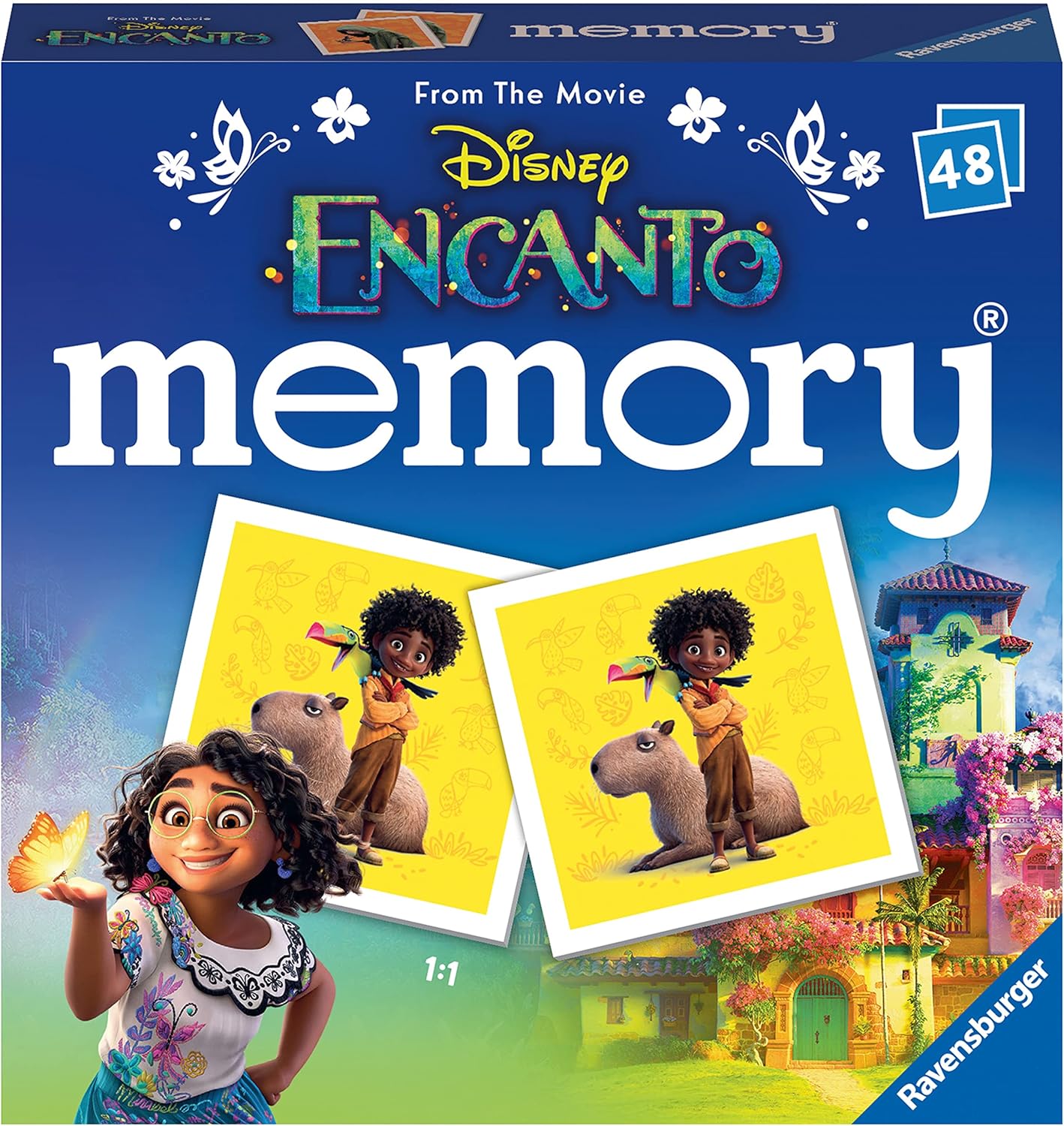 Ravensburger Disney Encanto Toys - Educational Mini Memory Game for Kids Age 3 Years Up - Matching Picture Snap Pairs