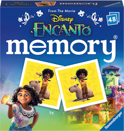 Ravensburger Disney Encanto Toys - Educational Mini Memory Game for Kids Age 3 Years Up - Matching Picture Snap Pairs