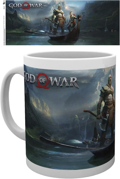 GB Eye God of War Schlüssel Art Becher, Keramik, Mehrfarbig, 15 x 10 x 9 cm