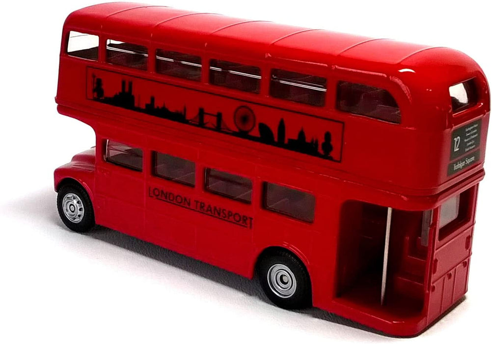Best of British London Skyline Routemaster Doppeldecker-Bus, Rot